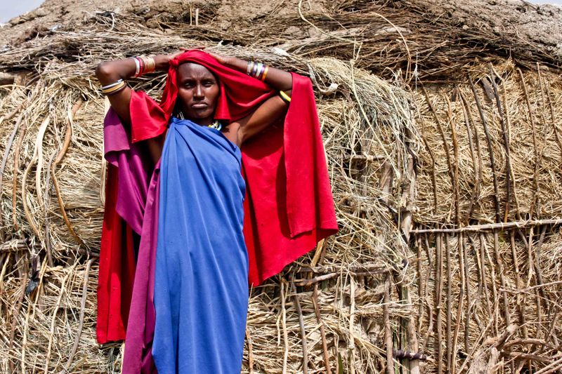 Masai Woman. Tanzania
