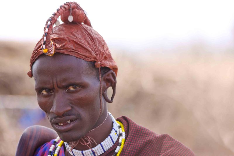 Masai man in Tanzania