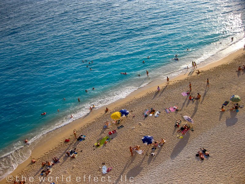 A beach we drove by between Fethiye and Kas