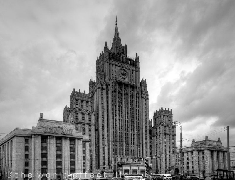 one of the "Seven Sisters", the The Ministry of Foreign Affairs building