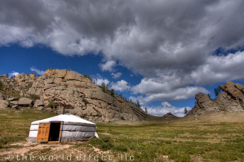 Mongolia, Ger Hotel