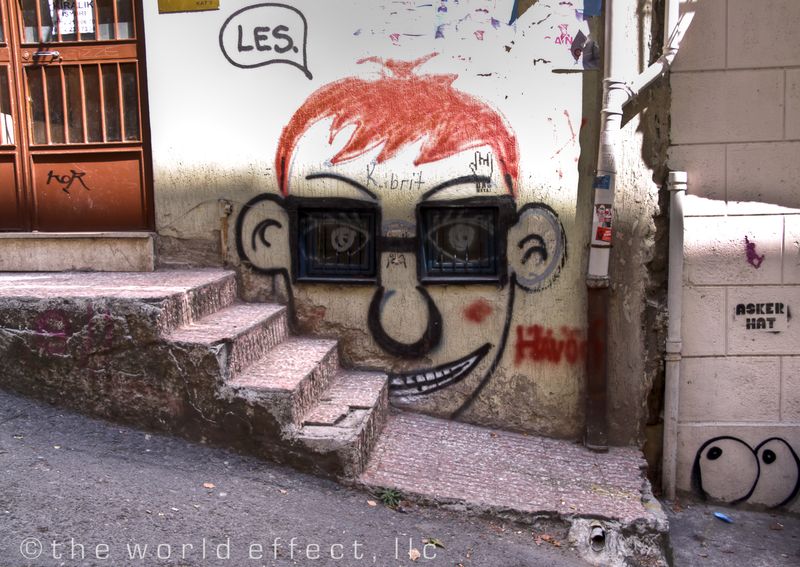 Graffiti. Istanbul, Turkey