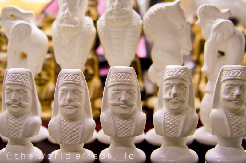 Istanbul, Turkey - Bazaar stone heads 