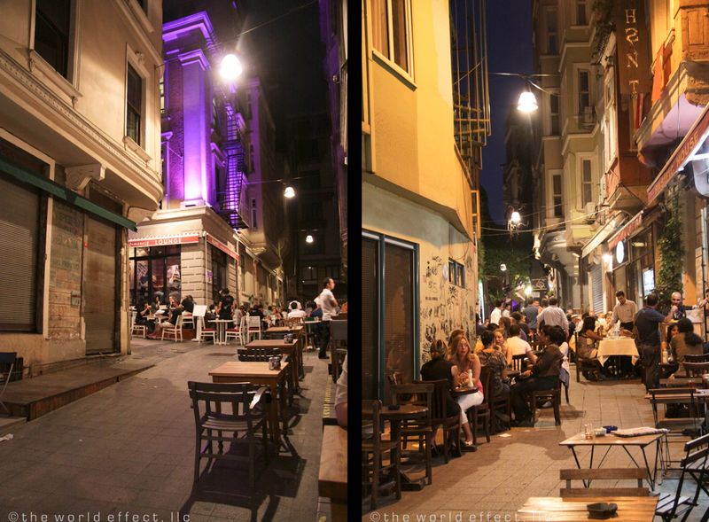 Istanbul, Turkey - Pera Open Eating