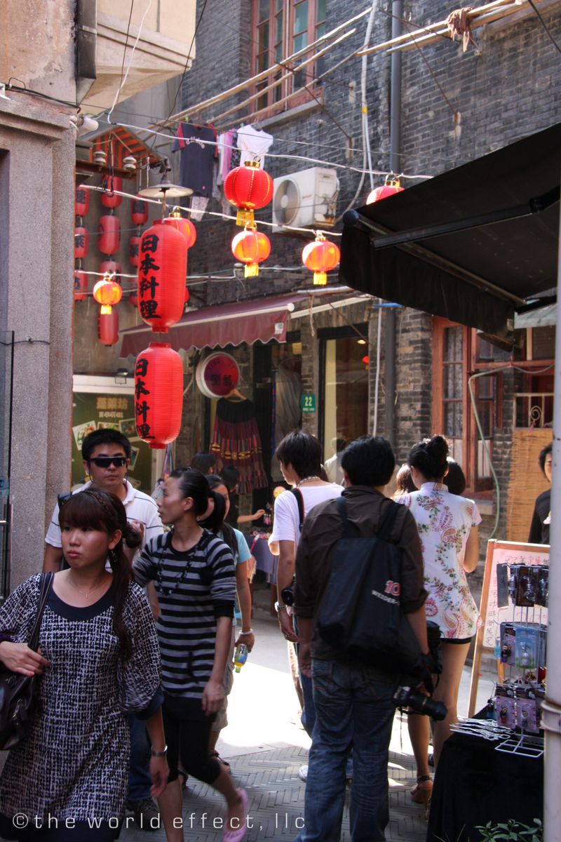 Shanghai, China - Taikang Shopping area