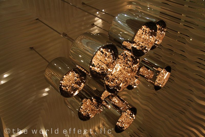 Hong Kong - Mira Restaurant Light Fixtures