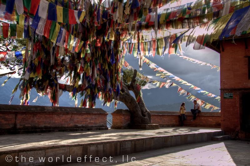 Prayer Flags. Swayambunath. Kathmandu, Nepal