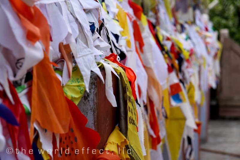 Prayer Flags. Varanasi, India