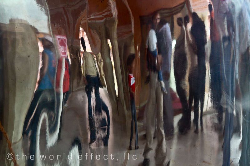 Mirrored wall. Jaipur, India