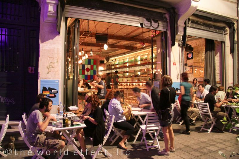 Istanbul, Turkey - Pera Area Restaurant