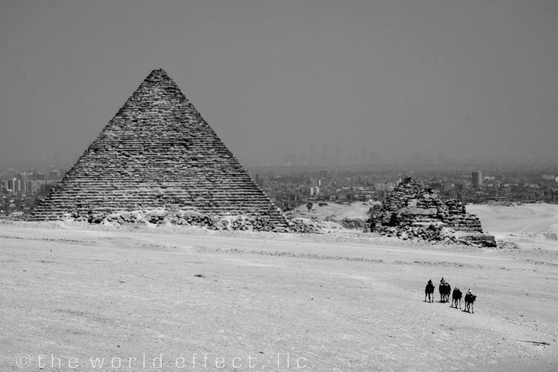 Pyramids of Giza. Cairo, Egypt