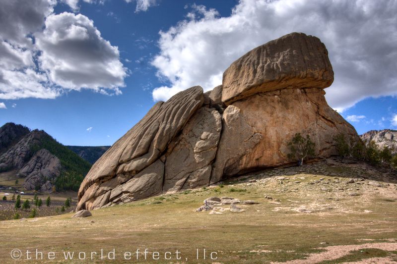 Turtle Rock. Terelj National Park, Mongolia