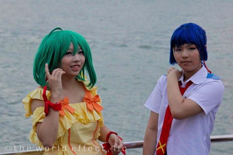Girls in costume for... not sure. Hong Kong Girls in costume for... not sure. Hong Kong
