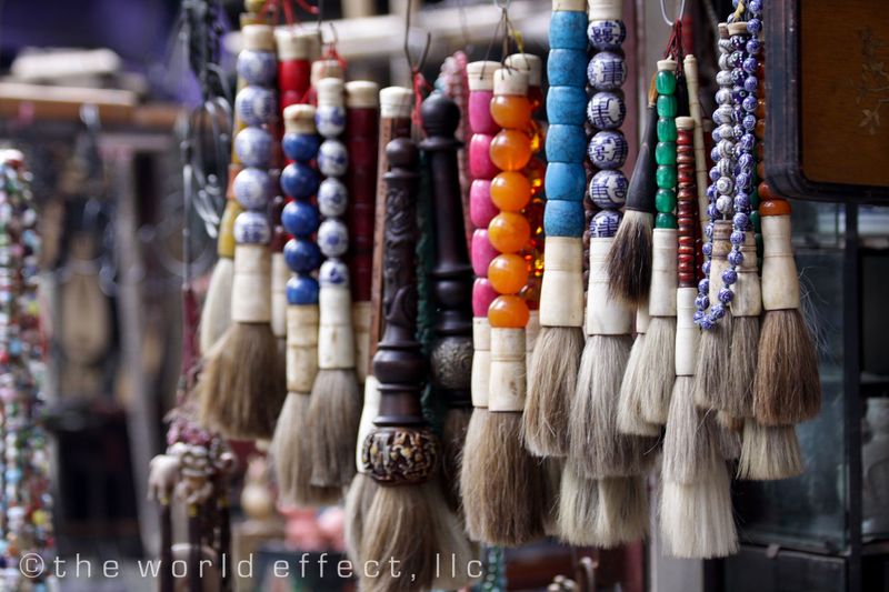 Shanghai, China - Calligraphy Brushes