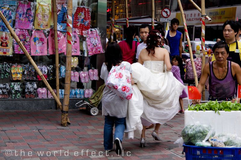 Running Bride. Hong Kong Running Bride. Hong Kong