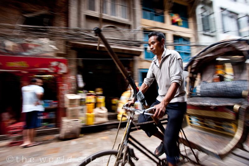 Rickshaw. Kathmandu, Nepal