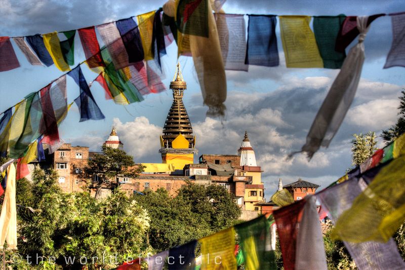 Swayambunath. Kathmandu, Nepal