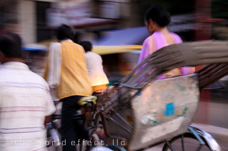 Rickshaw. Varanasi, India